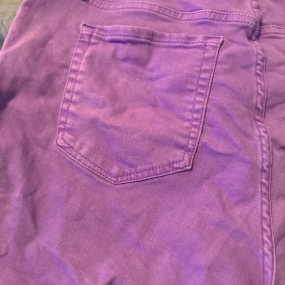 RFM - Garment Dyed, Raw Hem Shorts - Purple - 1x - - Picture 7 of 11